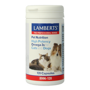 Lamberts Omega 3 voor dieren hond en kat 120 capsules