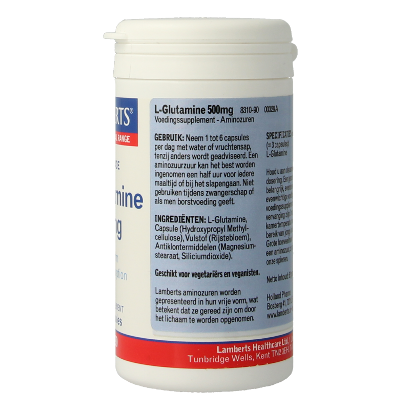 Lamberts L-Glutamine 500 mg 90 vcaps
