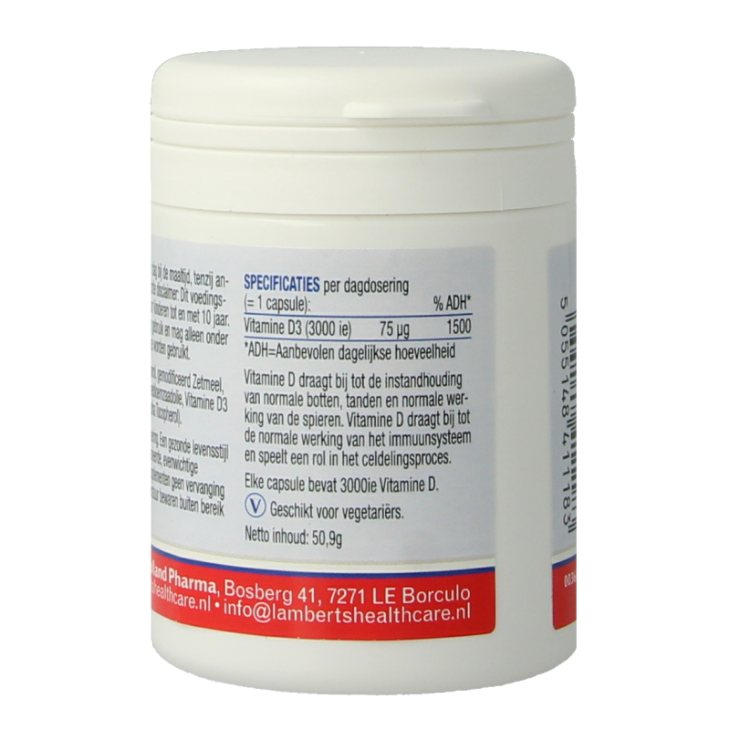 Lamberts Vitamine D3 75 mcg 120 capsules