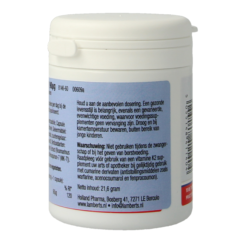 Lamberts Vitamine K2 90 mcg 60 capsules