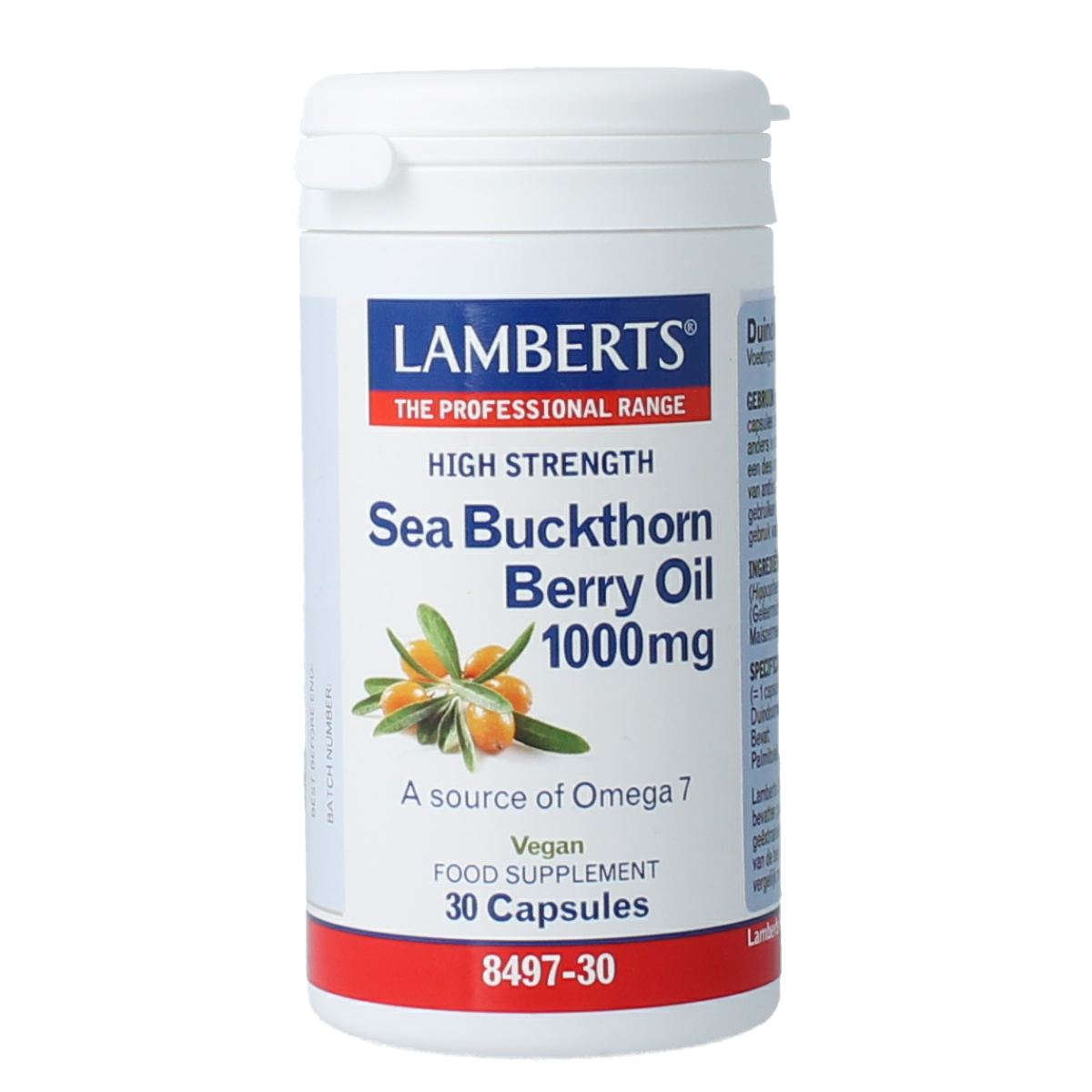 Lamberts Duindoorn olie 1000 mg 30 capsules
