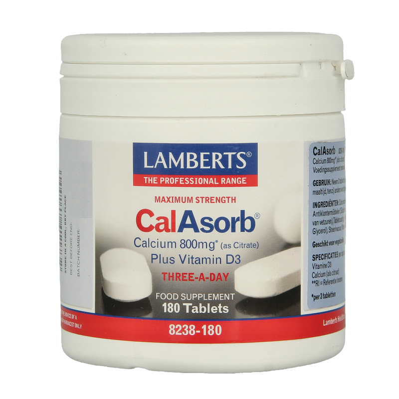 Lamberts Calasorb (calcium citraat) & Vitamine D3