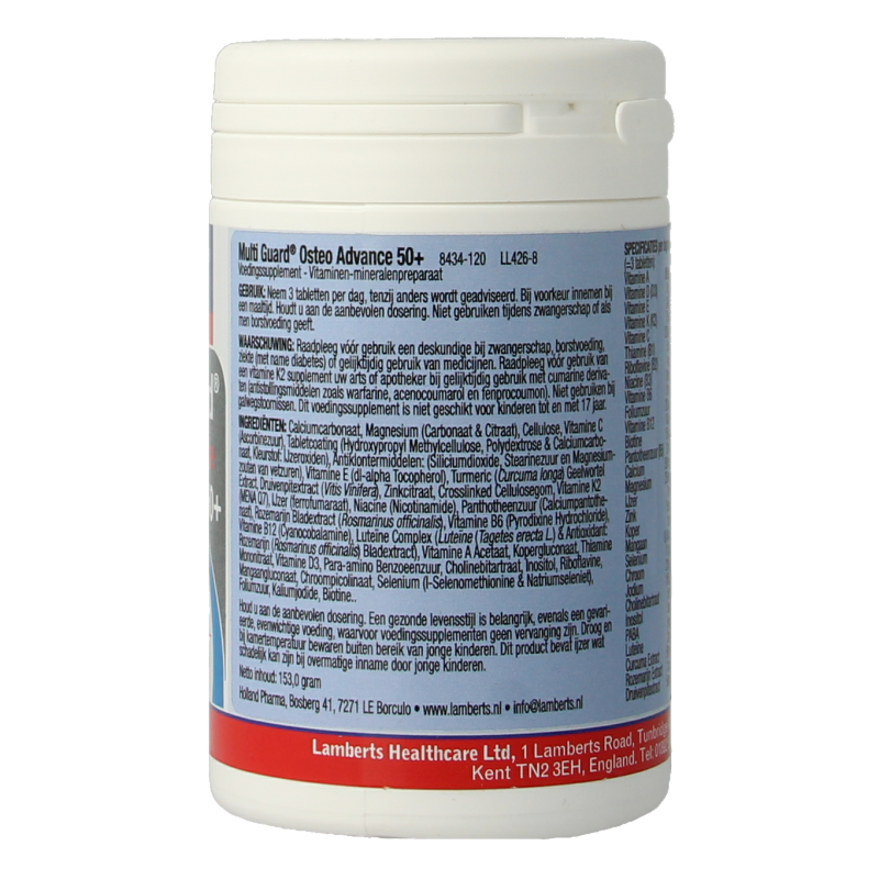 Lamberts Multi-guard osteo advance 50+ 120 tabletten