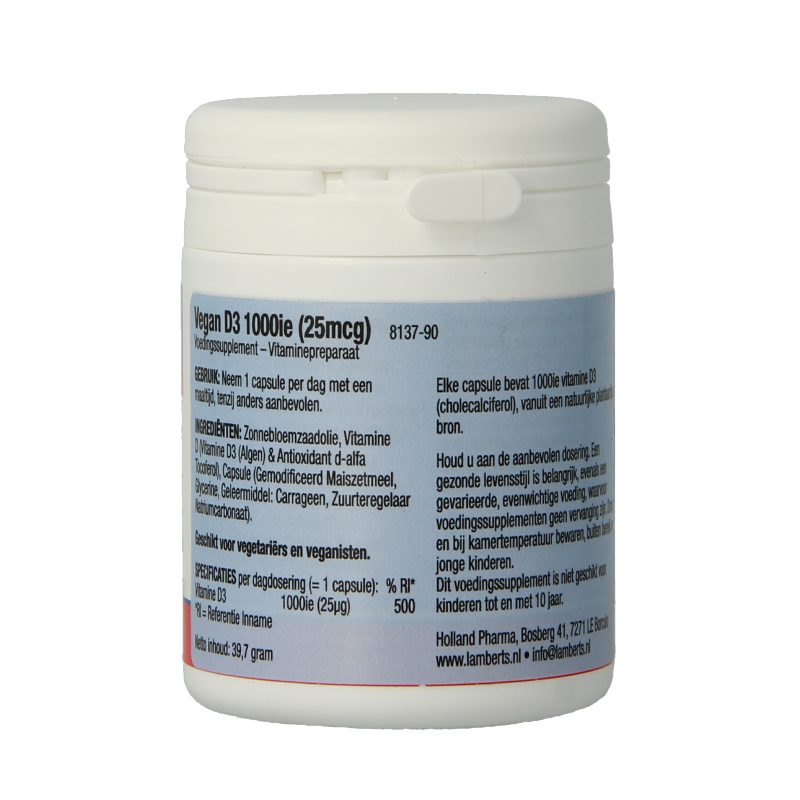 Lamberts Vitamine D3 25 mcg