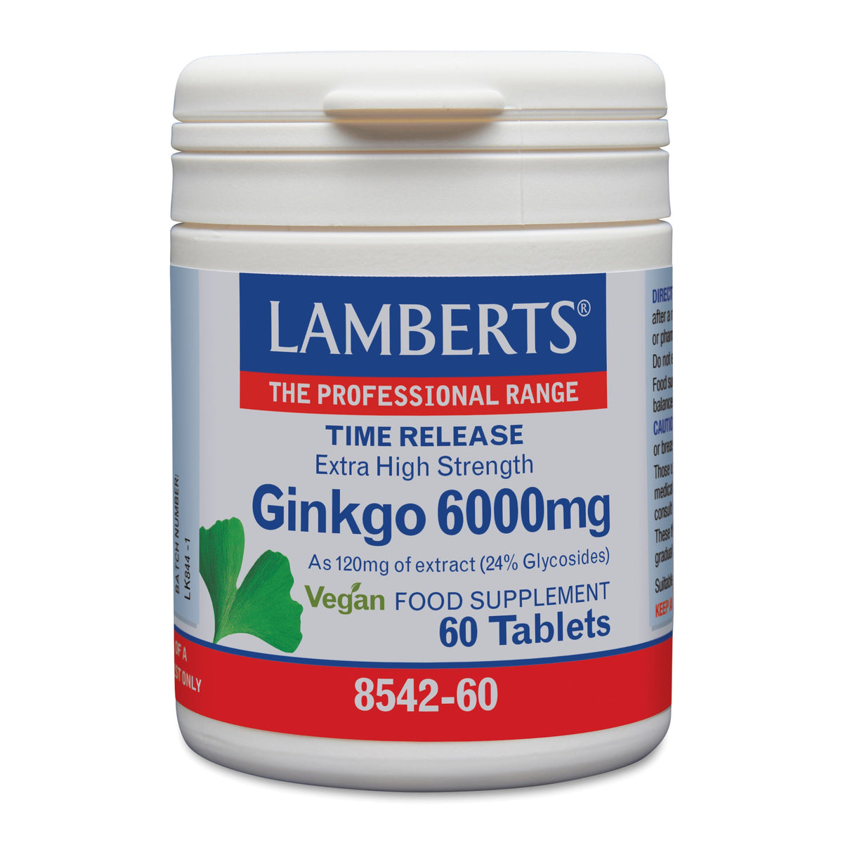 Lamberts Ginkgo 6000 mg 60 tabletten