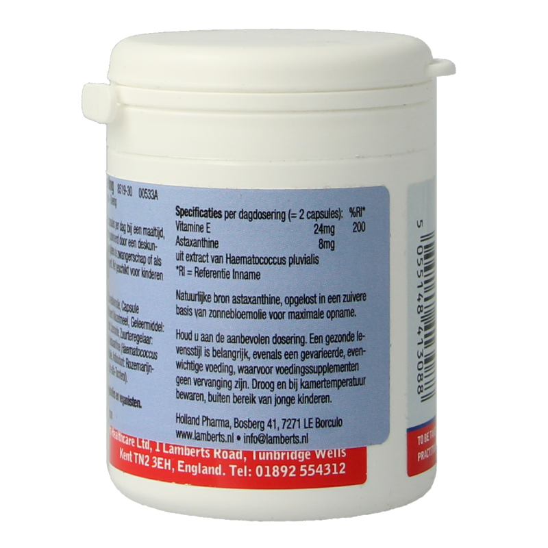 Lamberts Astaxanthine 8 mg 30 tabletten