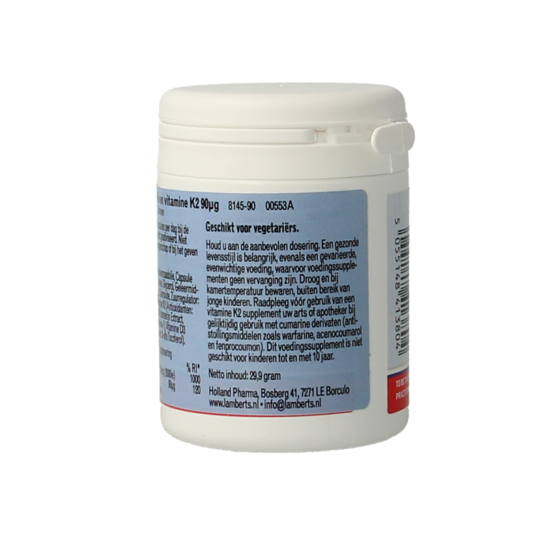 Lamberts Vitamine D3 50 mcg en K2 90 mcg 90 capsules