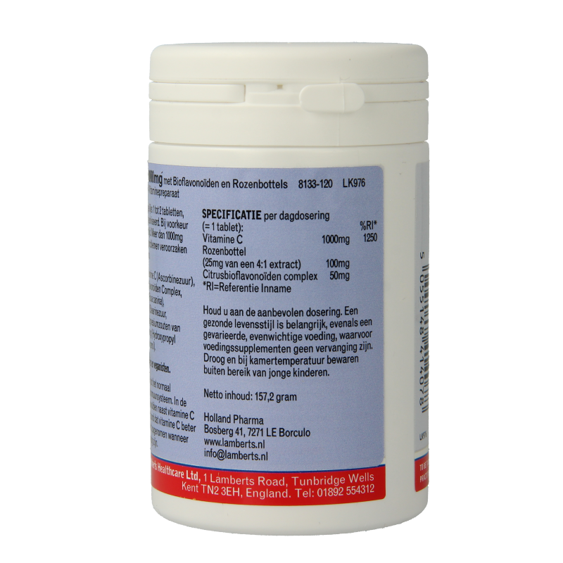 Lamberts Vitamine C 1000 mg & biof 120 tabletten