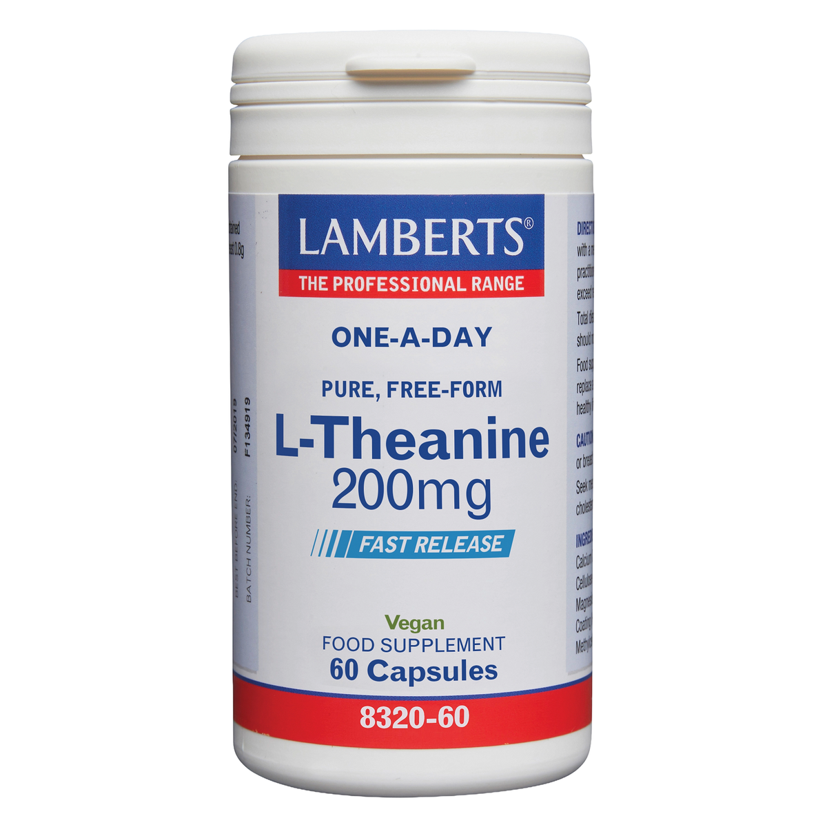 Lamberts L-Theanine 200 mg 60 capsules
