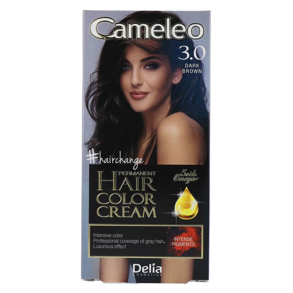Cameleo crème Permanente Kleuring 3.0 Donker Bruin 1 st