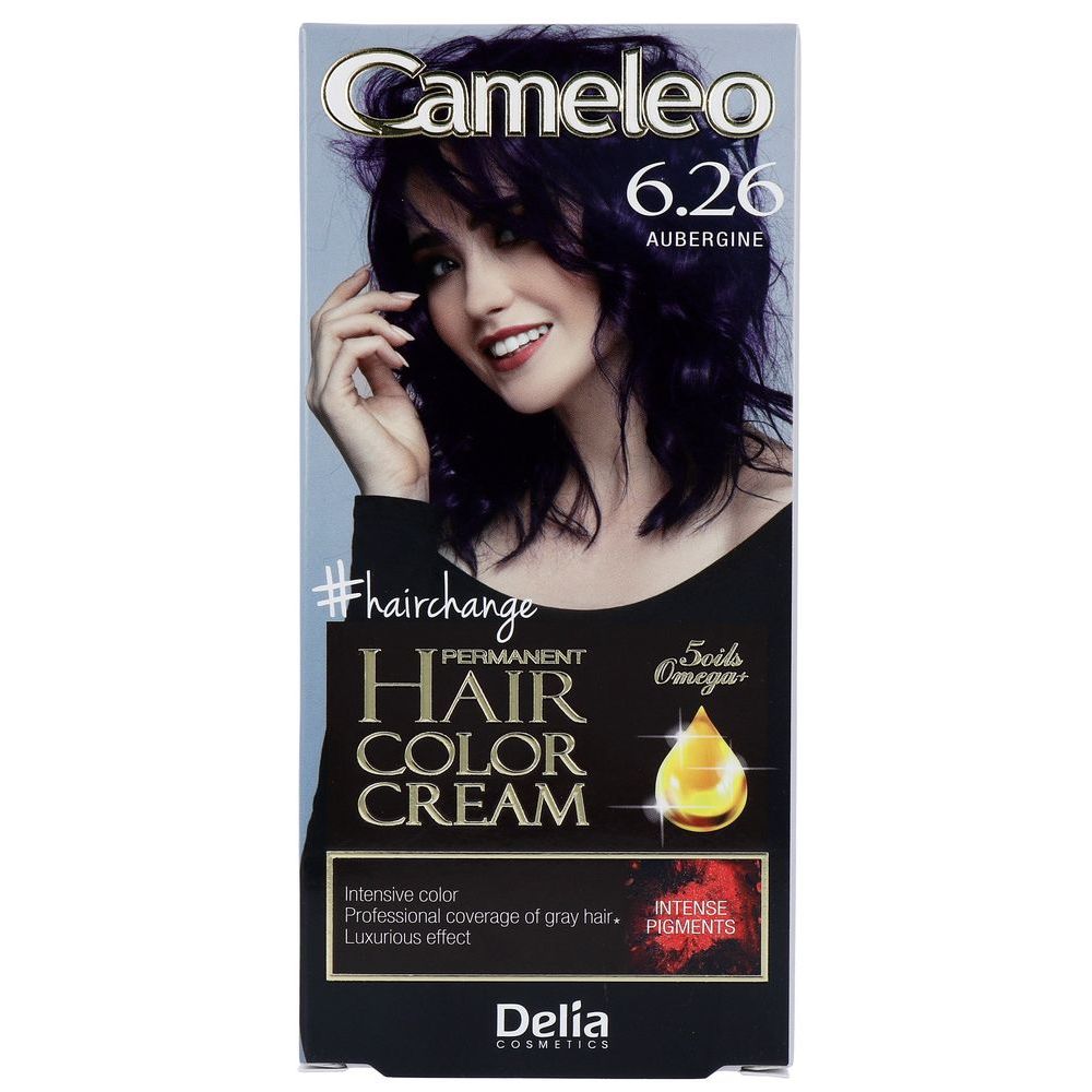 Cameleo crème Permanente Haarkleuring 6.26 Aubergine 1 st