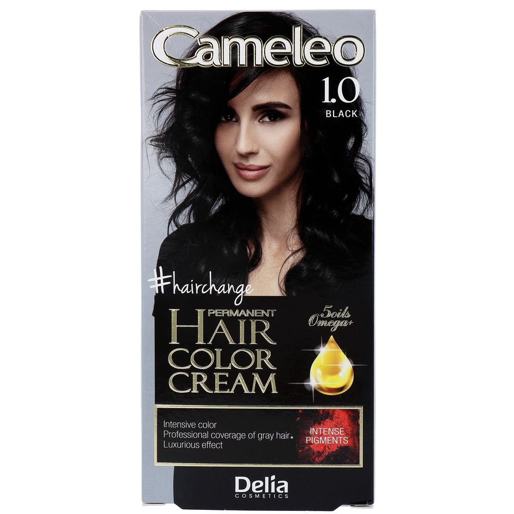 Cameleo crème Permanente Kleuring  1.0 Zwart 1 st