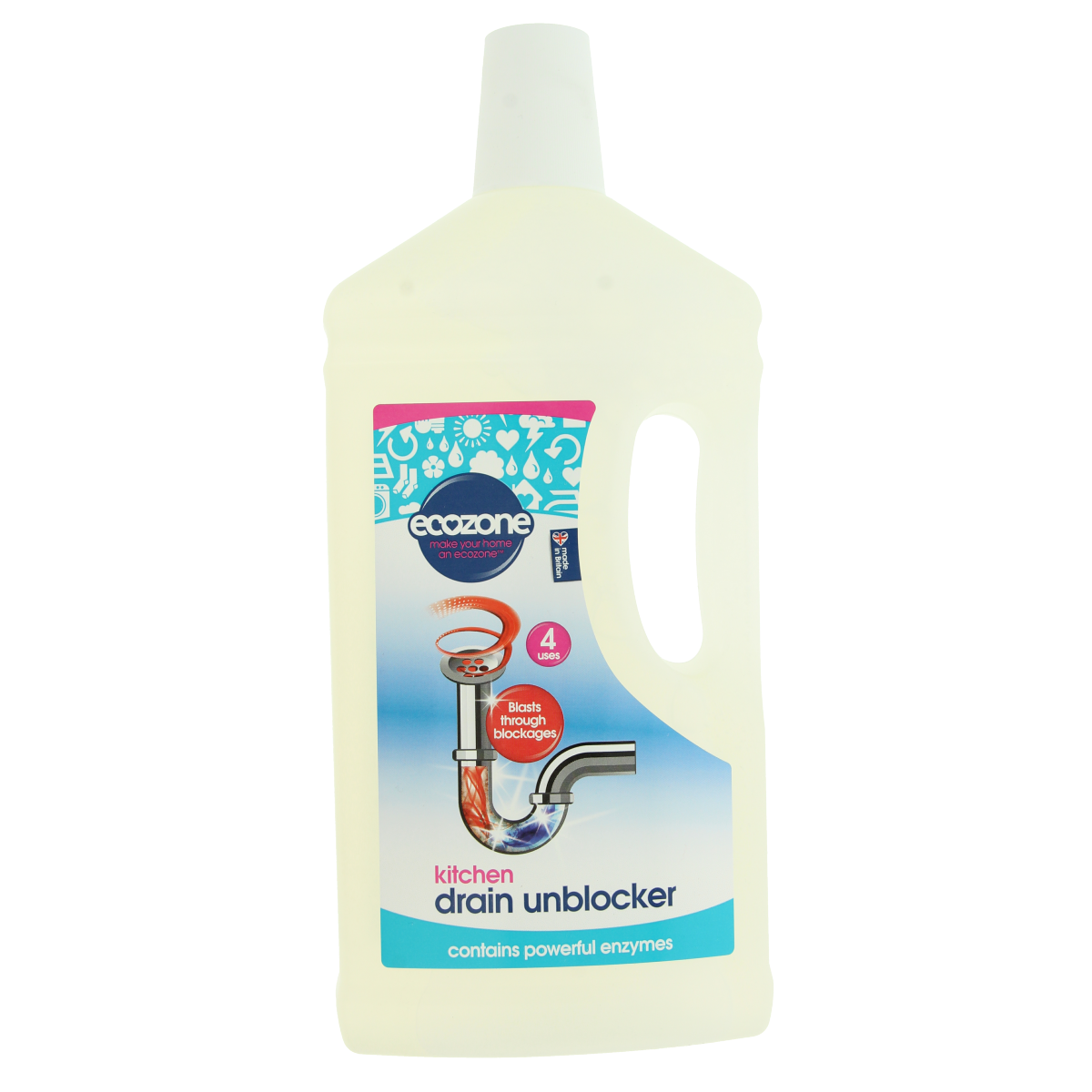 Ecozone Afvoer ontstopper vloeibaar 1 liter