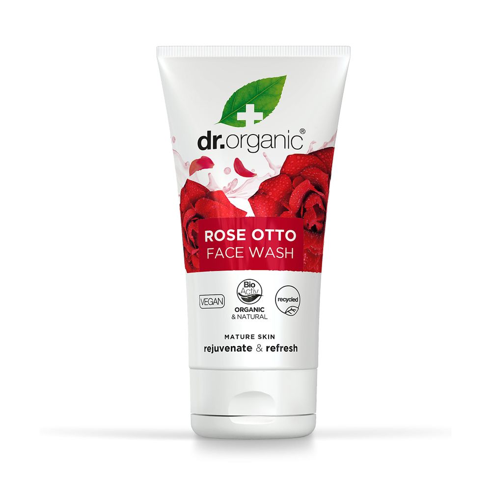 Dr Organic Rose Otto Creamy Face Wash 150 ml
