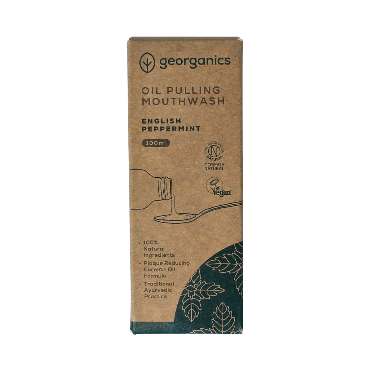 Georganics Oilpulling mouthwash english peppermint 100 ml
