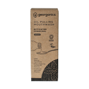 Georganics Oilpulling mouthwater activated charcoal 100 ml