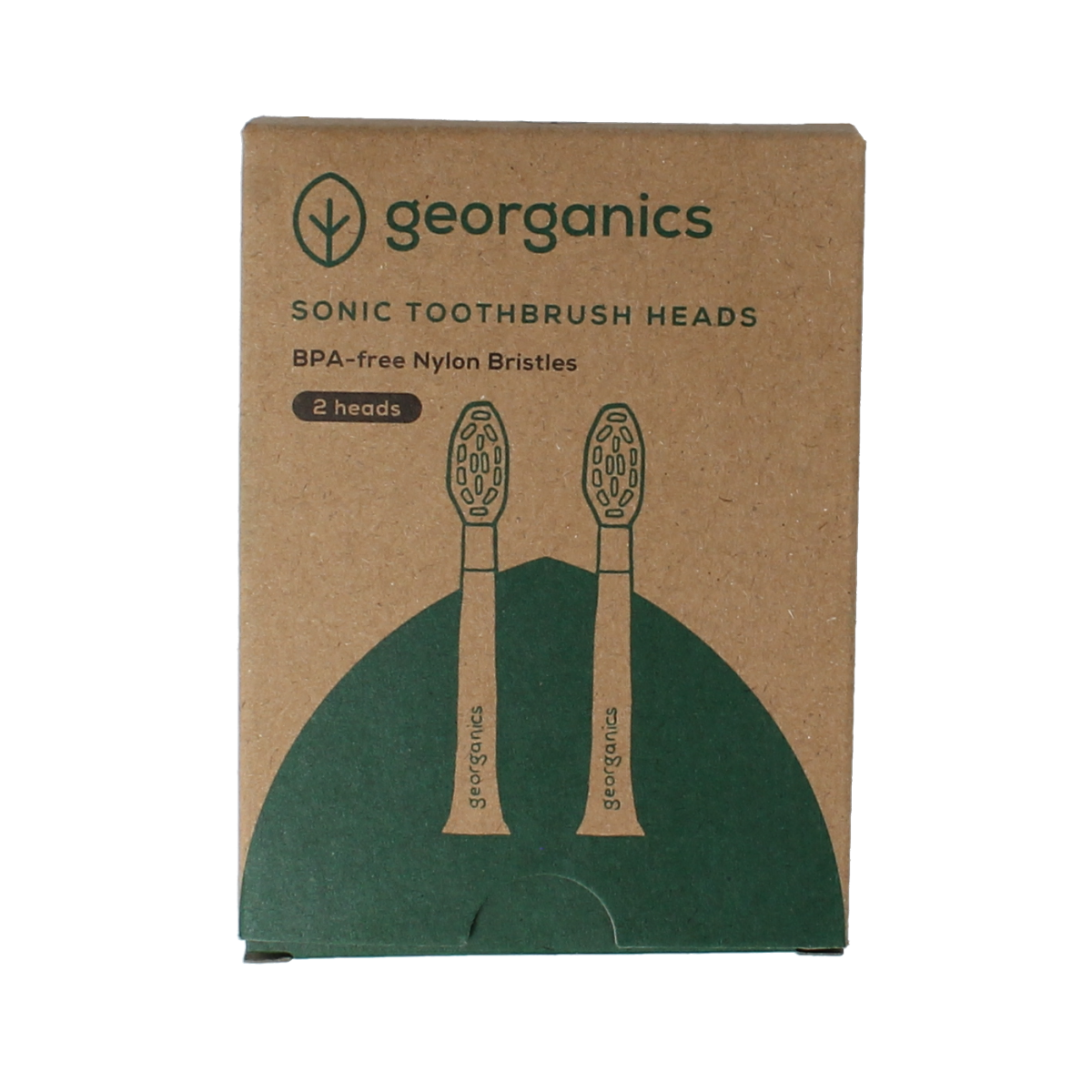 Georganics Sonic replacement heads 2 stuks