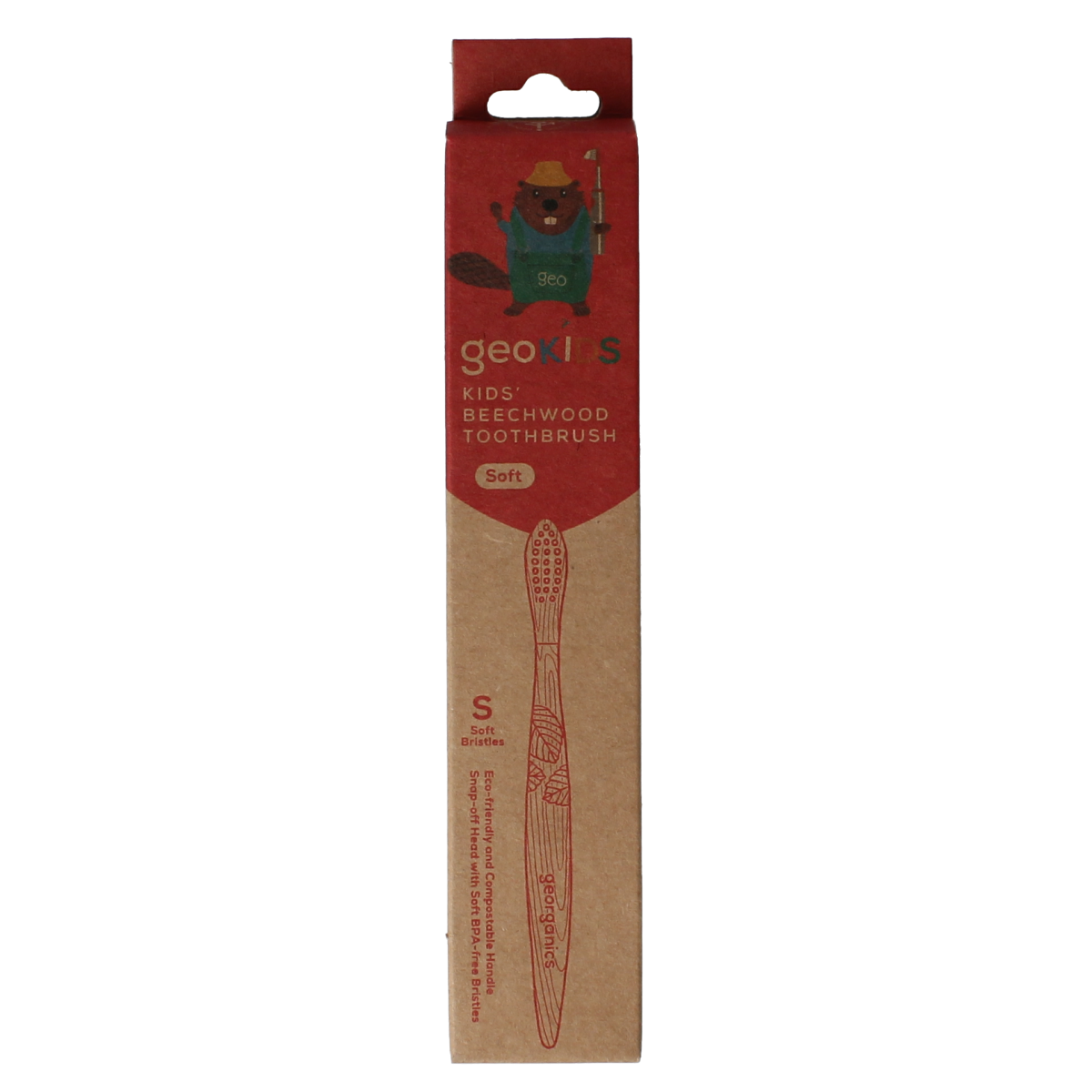 Georganics Toothbrush kids beechwood