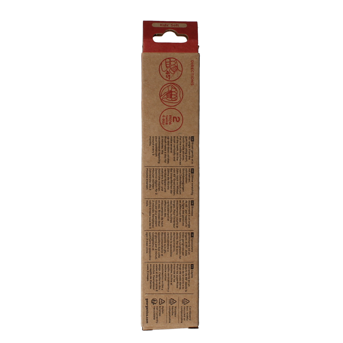 Georganics Toothbrush kids beechwood