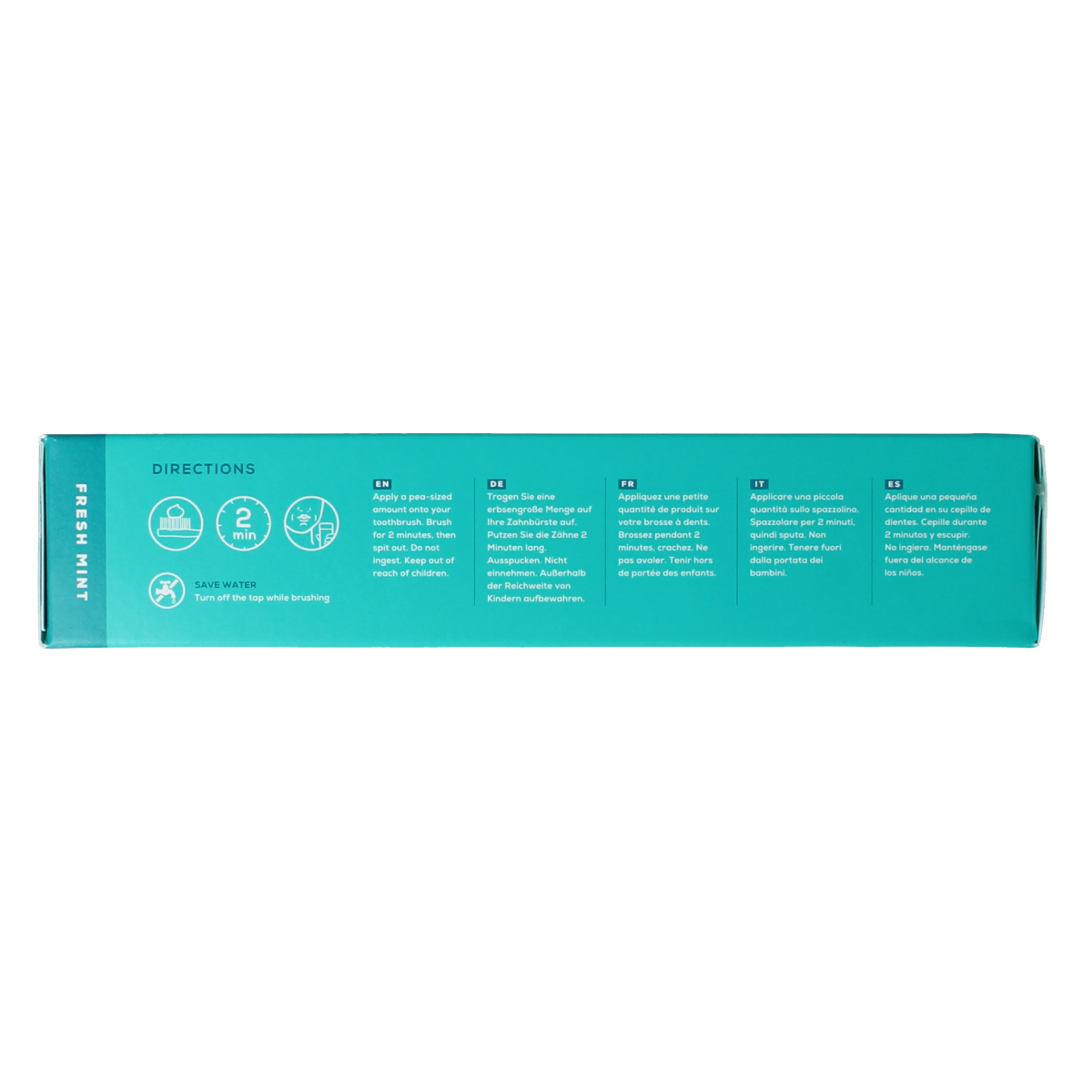 Georganics Fluor toothpaste fresh mint tube 75 ml