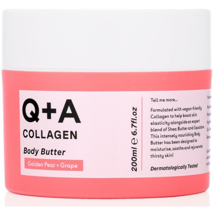Q+A Collagen Golden Pear & Grape Bodybutter 250 ml - Q+A