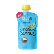 Ella's Kitchen Bananas & coconut knijpzakje 4+ mnd biologisch 120 gram