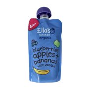 Ella's Kitchen Blueberries apples & bananas 4+ mnd biologisch 120 gram