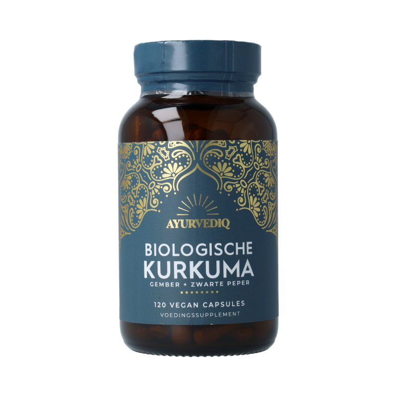 Ayurvediq Biologische Kurkuma 120 capsules