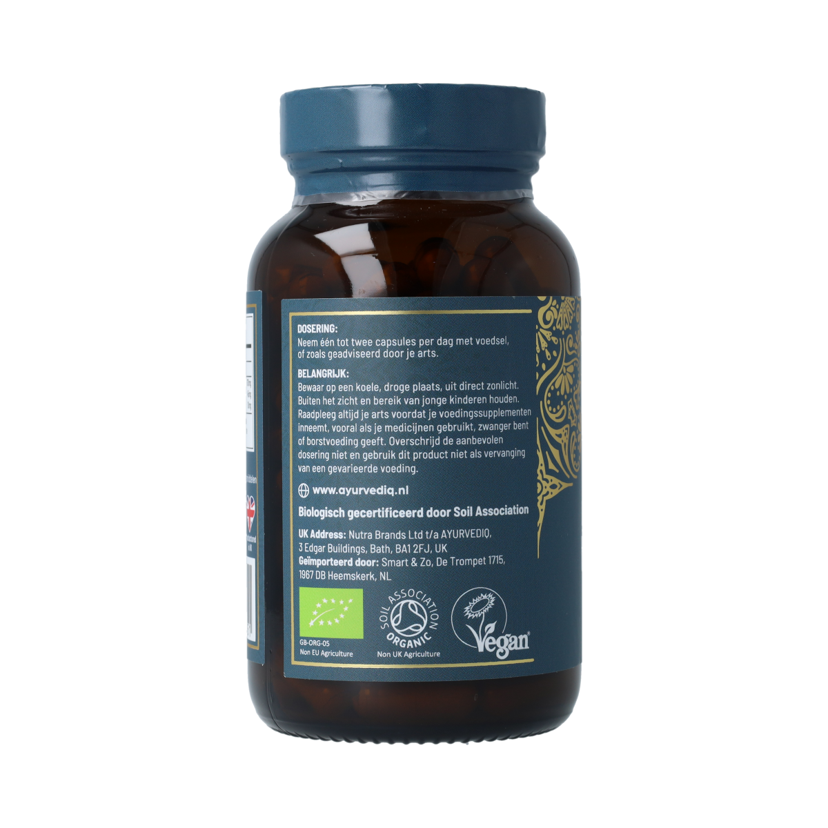 Ayurvediq Kurkuma biologisch 120 capsules