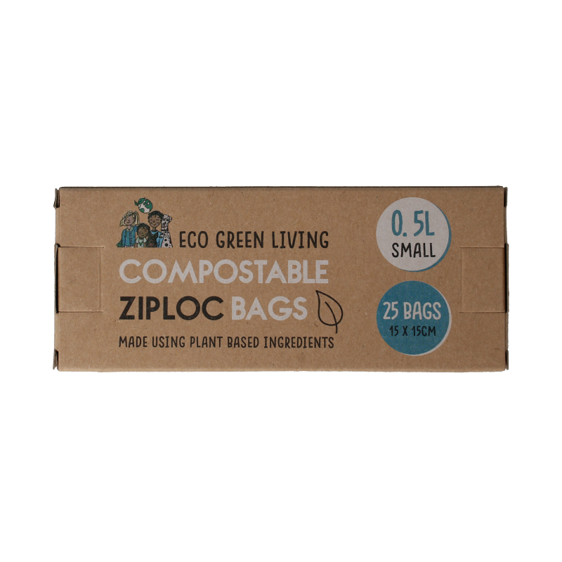 Eco Green Living Bewaarzakjes hersluitbaar 0.5 liter 15 stuks