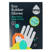 Seep Handschoen fairtrade rubber composteerbaar mt L 1 paar