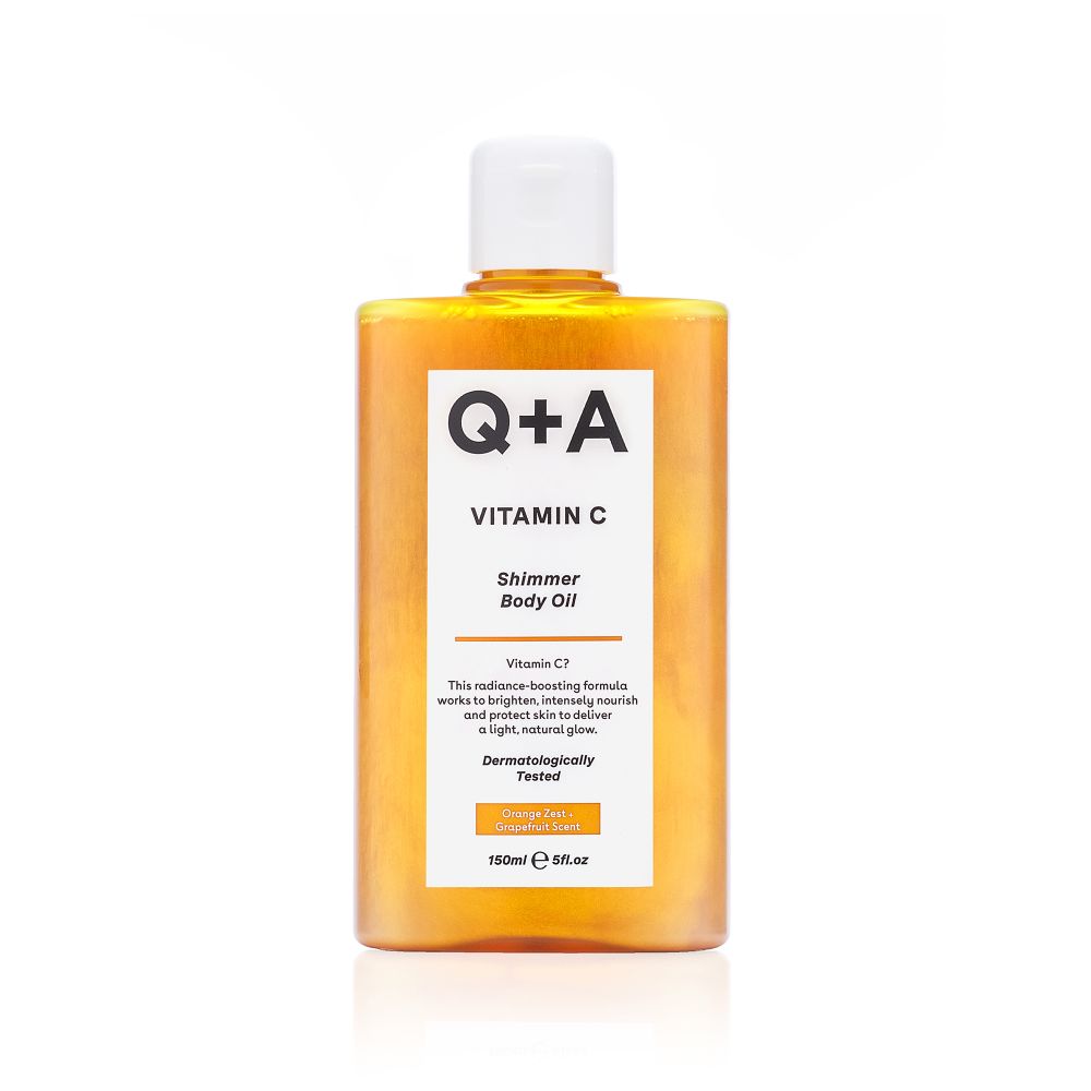 Q+A Vitamin C Shimmer Body Oil 150 ml - Q+a