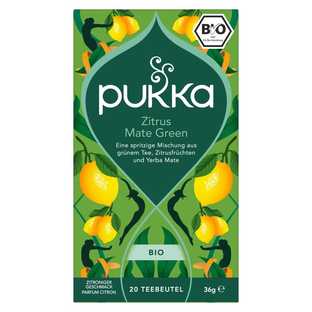 Pukka Citrus Yerba Green biologisch 20 zakjes