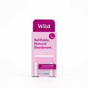 Wild Natural Deodorant Coconut & Vanilla Navulbaar 40 gr