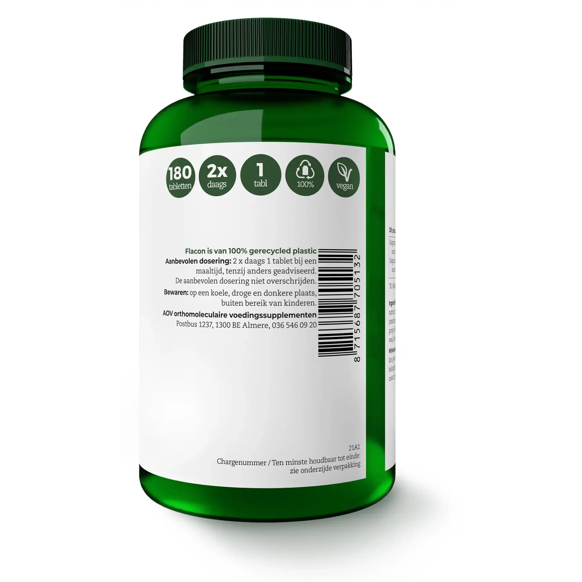 AOV 513 Magnesium AC & citraat 150 mg 180 tabletten