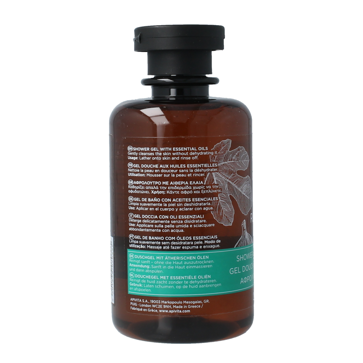 APIVITA Showergel refreshing fig 250 ml
