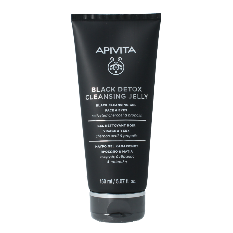 APIVITA Black detox cleansing jelly 150 ml