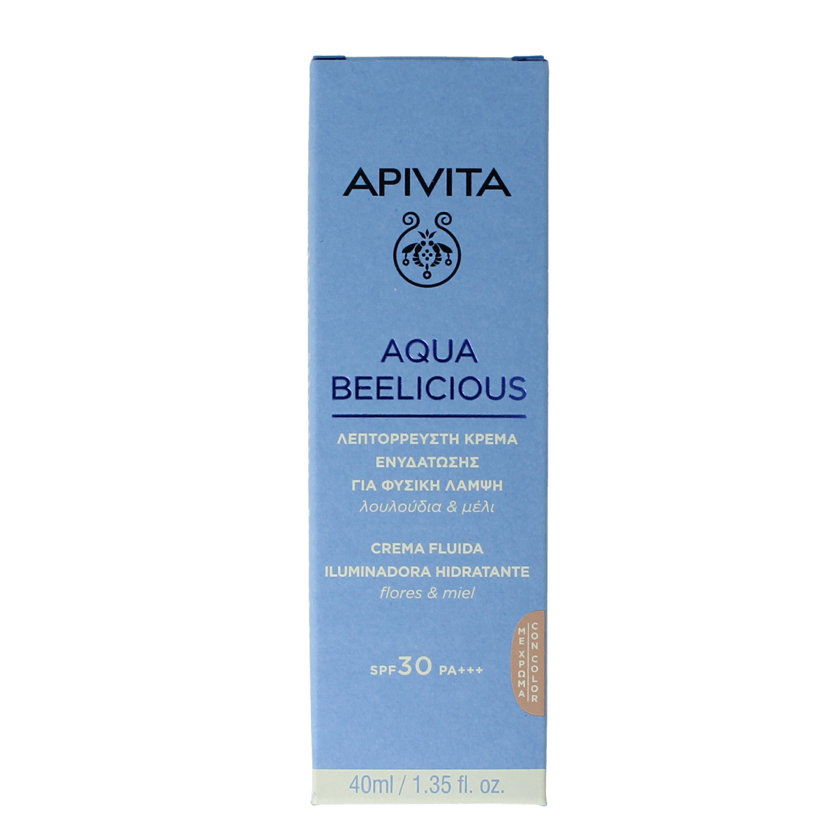 APIVITA Aqua beelicious fluid tinted hydrating SPF30 40 ml