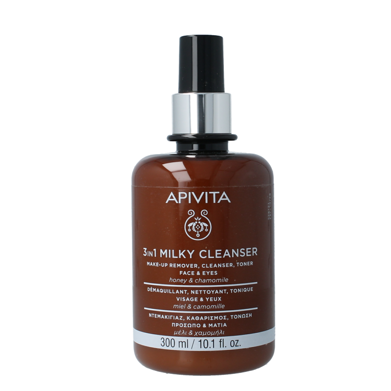 APIVITA Milky cleanser 3 in 1 face & eye 300 ml