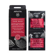 APIVITA Express face mask pomegranate 2x8 8 ml