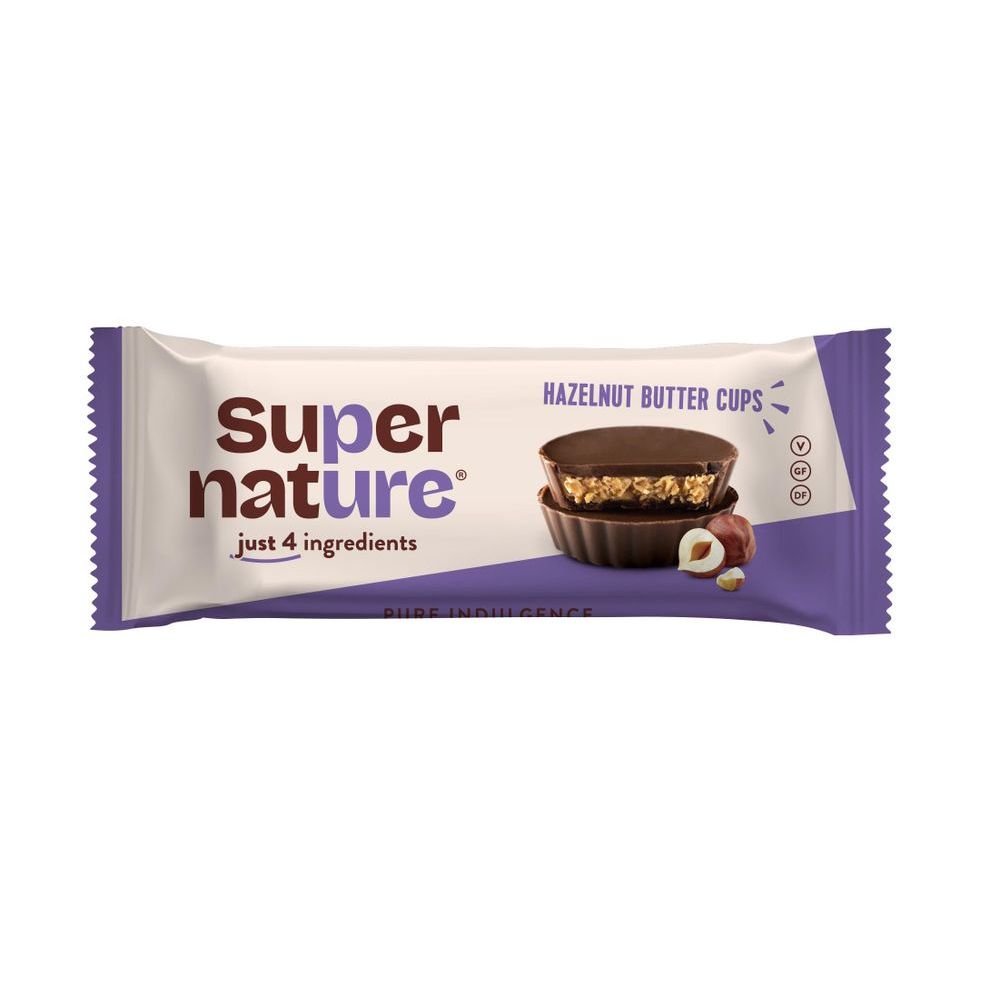 Super Nature Hazelnoot Boter Cups 34 gr