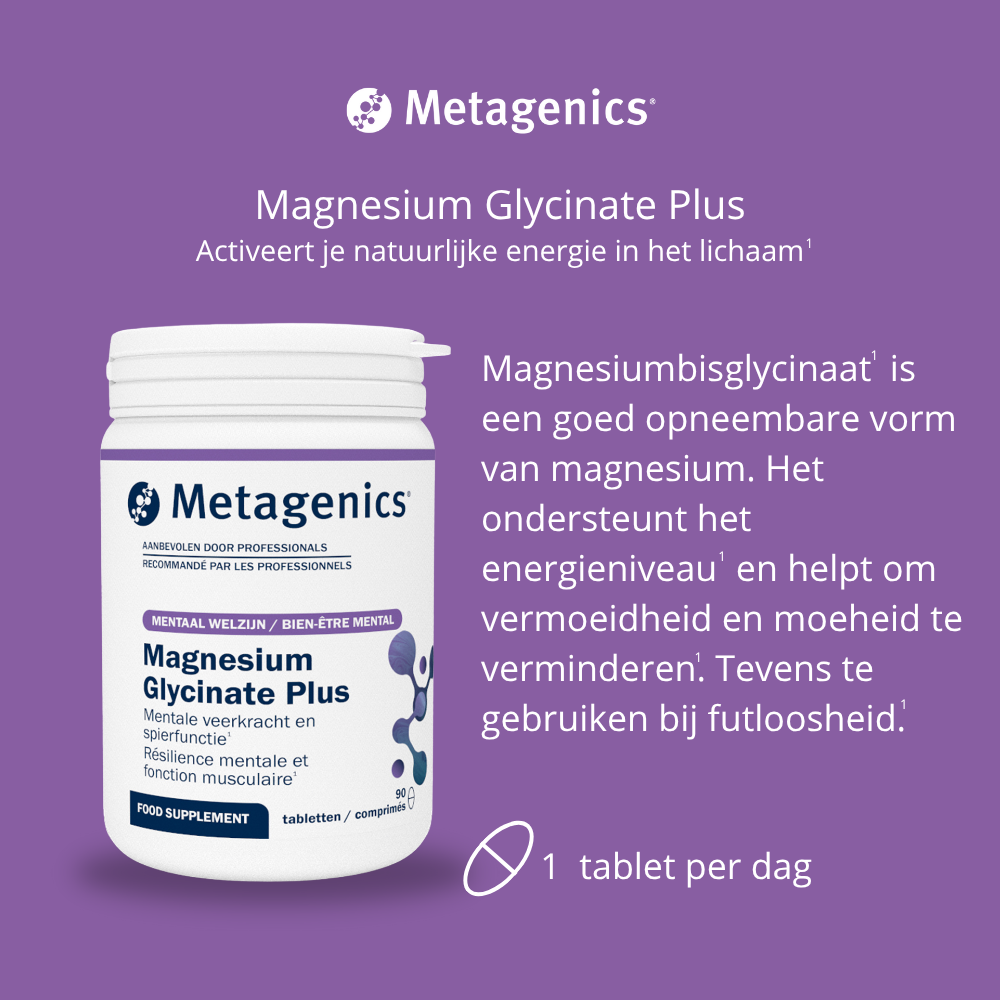 Metagenics Magnesium glycinate plus 90 tabletten
