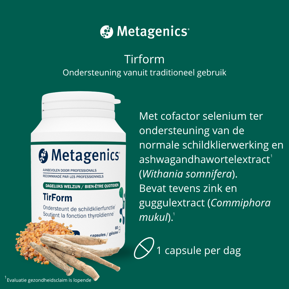 Metagenics Tirform 60 capsules (afbeelding 3)