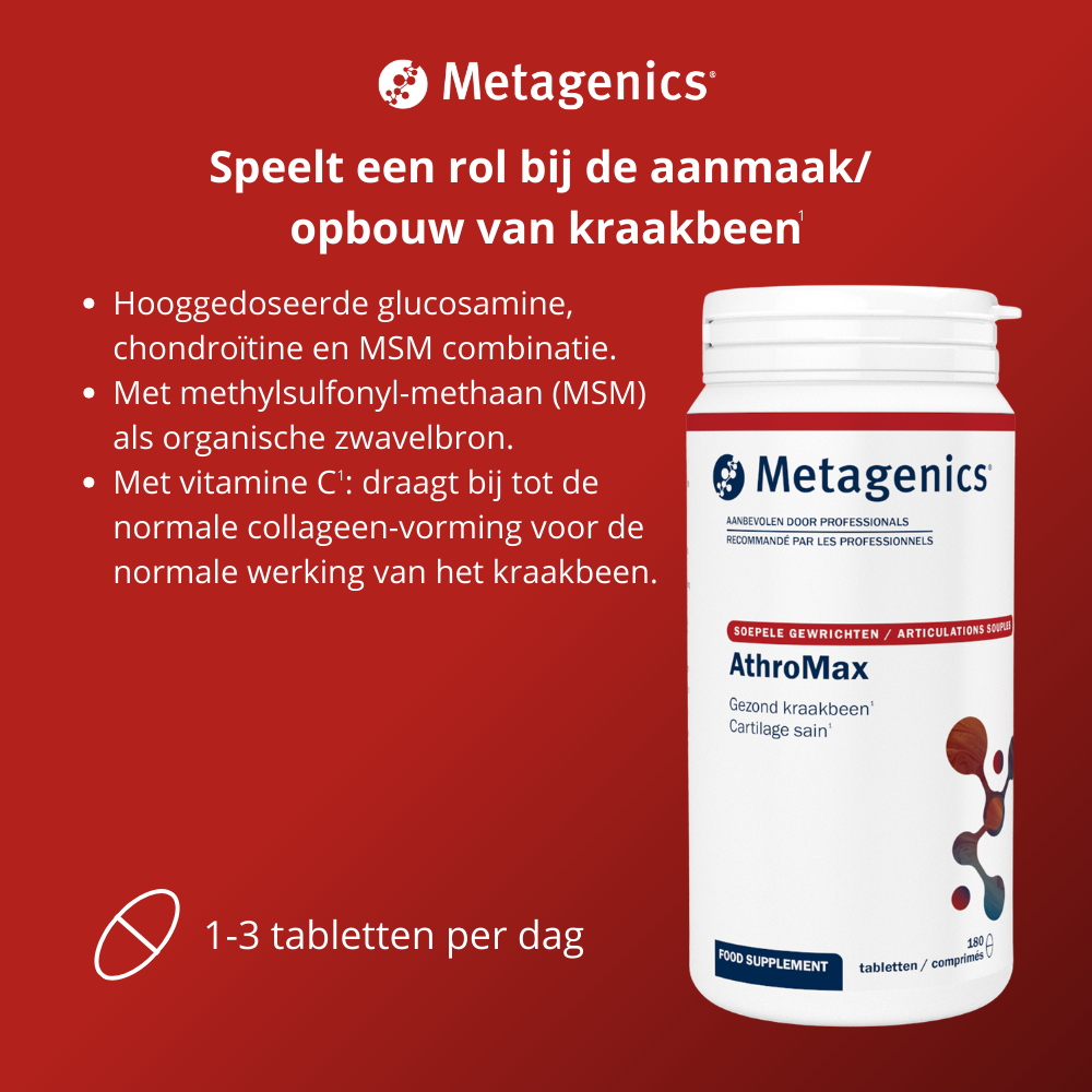 Metagenics Arthromax 180 tabletten