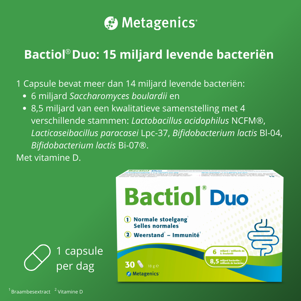 Metagenics Bactiol duo NF