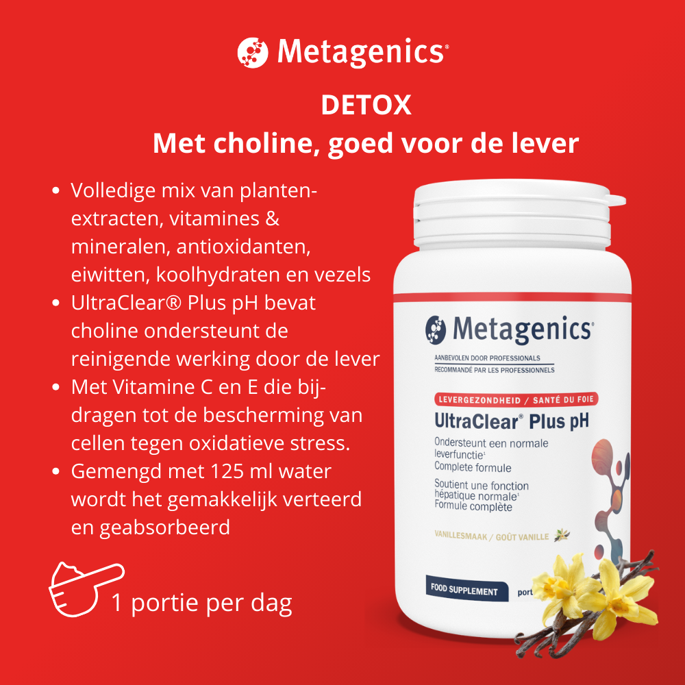 Metagenics Ultra clear plus ph vanille V2 966 gram