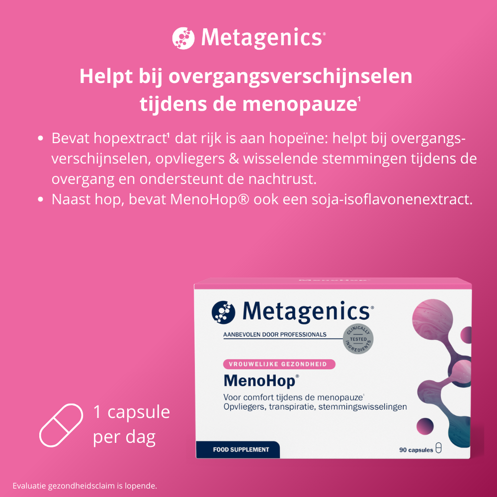 Metagenics menohop 90 capsules (afbeelding 3)