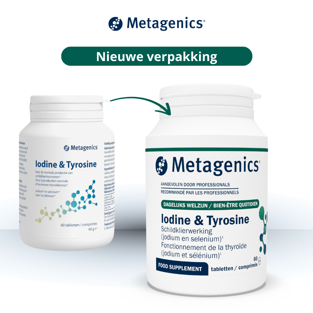 Metagenics Iodine & tyrosine 60 tabletten