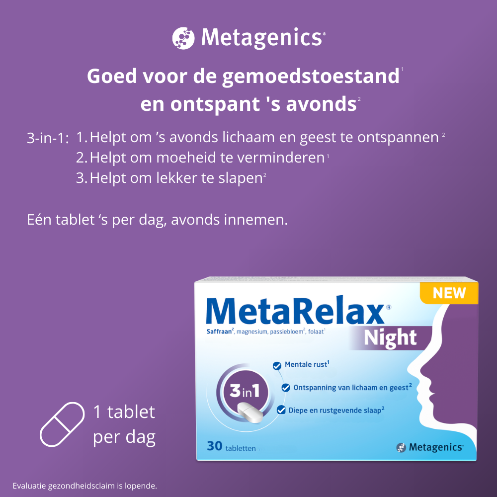 Metagenics Metarelax night (afbeelding 5)