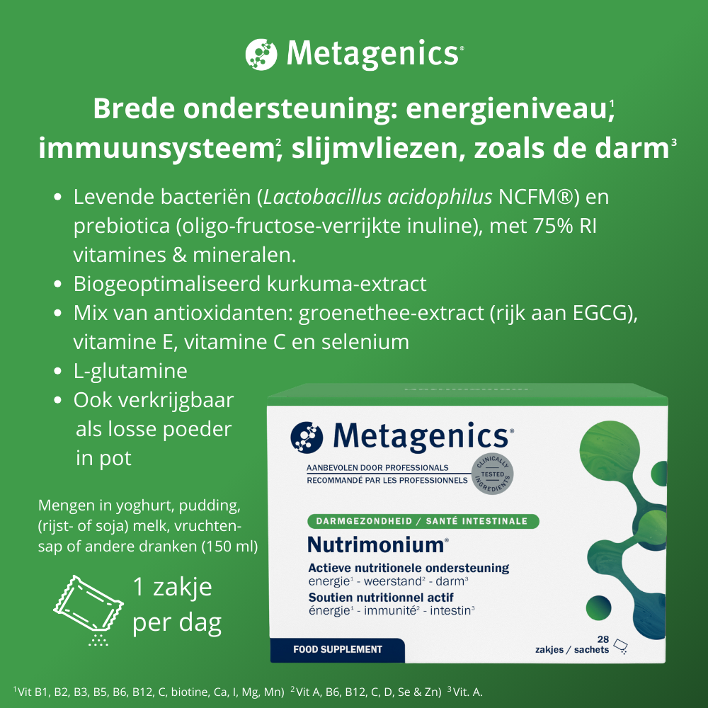 Metagenics Nutrimonium original noa nfd 28 zakjes